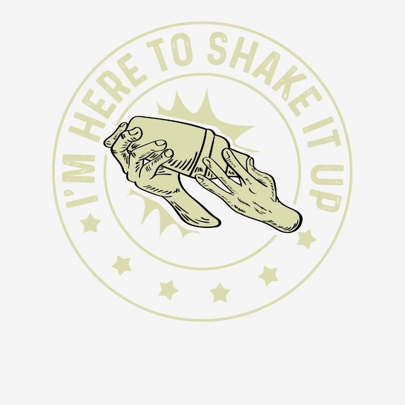 Here to shake bartender and bartender gift