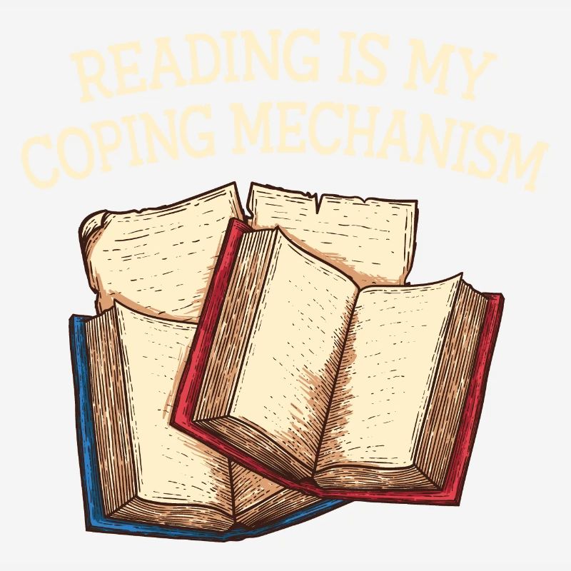 Reading is my coping mechanism introvert
