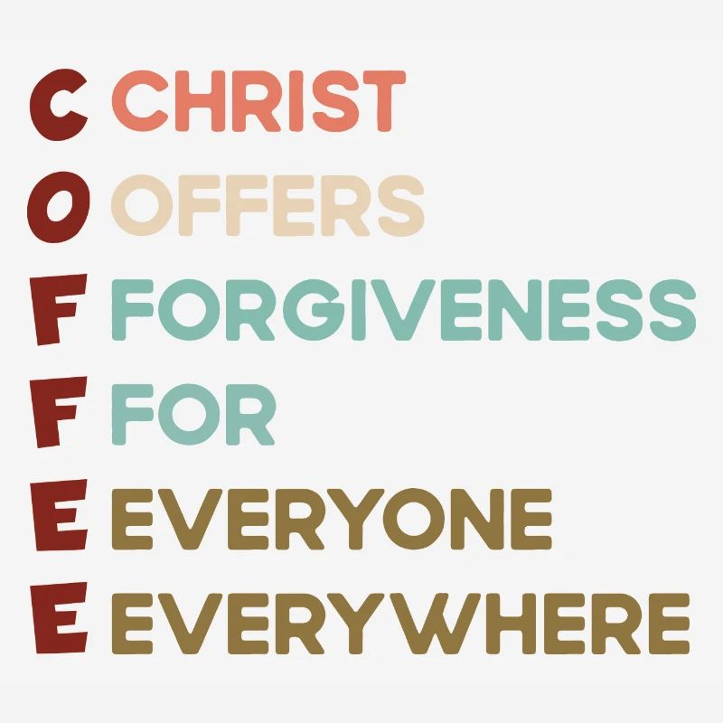 Coffee Christ offers forgiveness to everyone everywhere