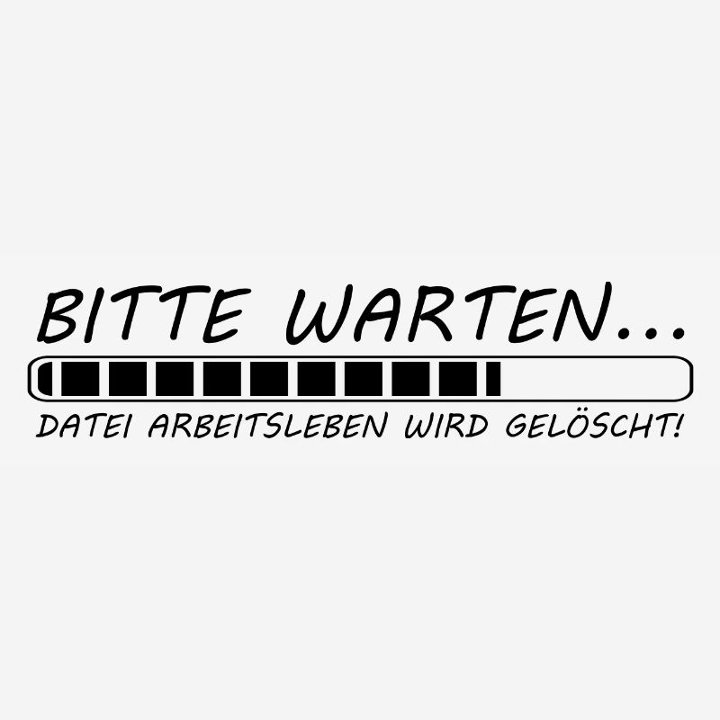 Bitte warten Datei Arbeitsleben wird gelöscht