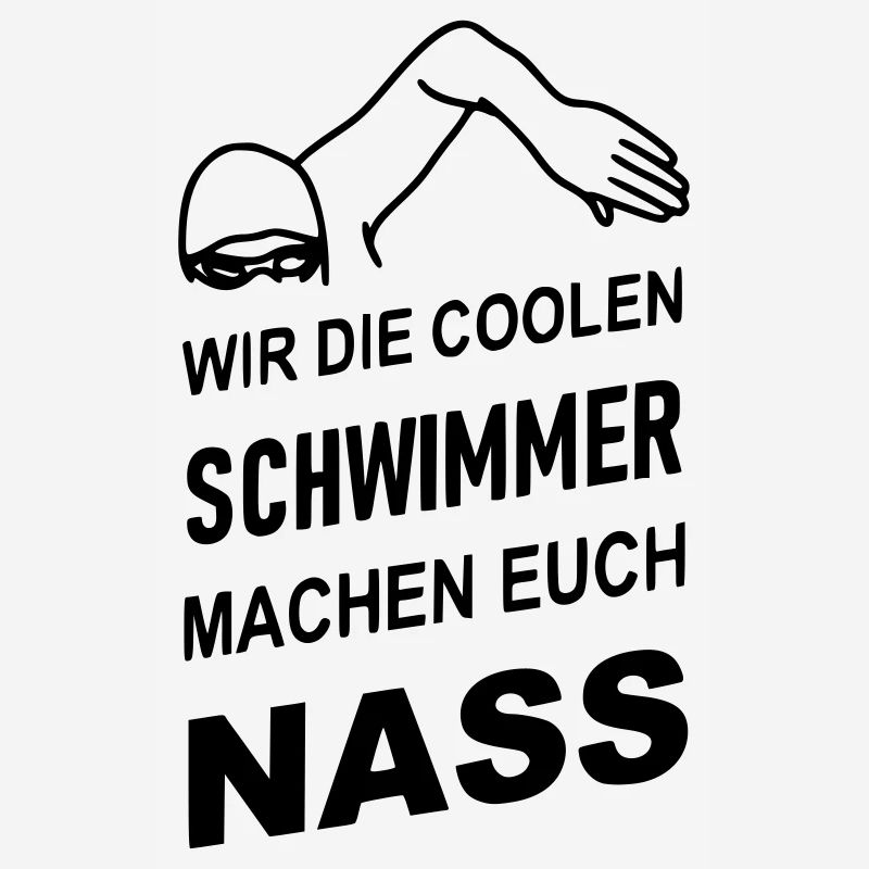 Die coolen Schwimmer machen euch nass