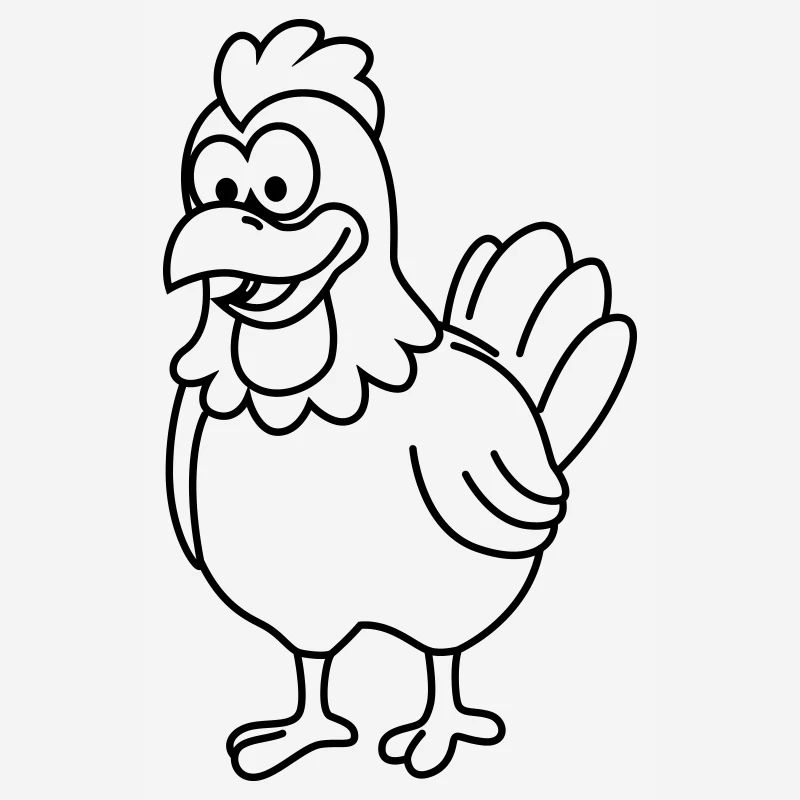 Chicken Comic Animal