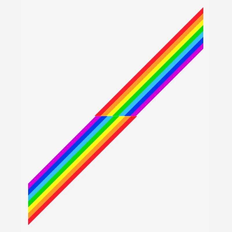 Regenbogen Rainbow Retro Geschenk