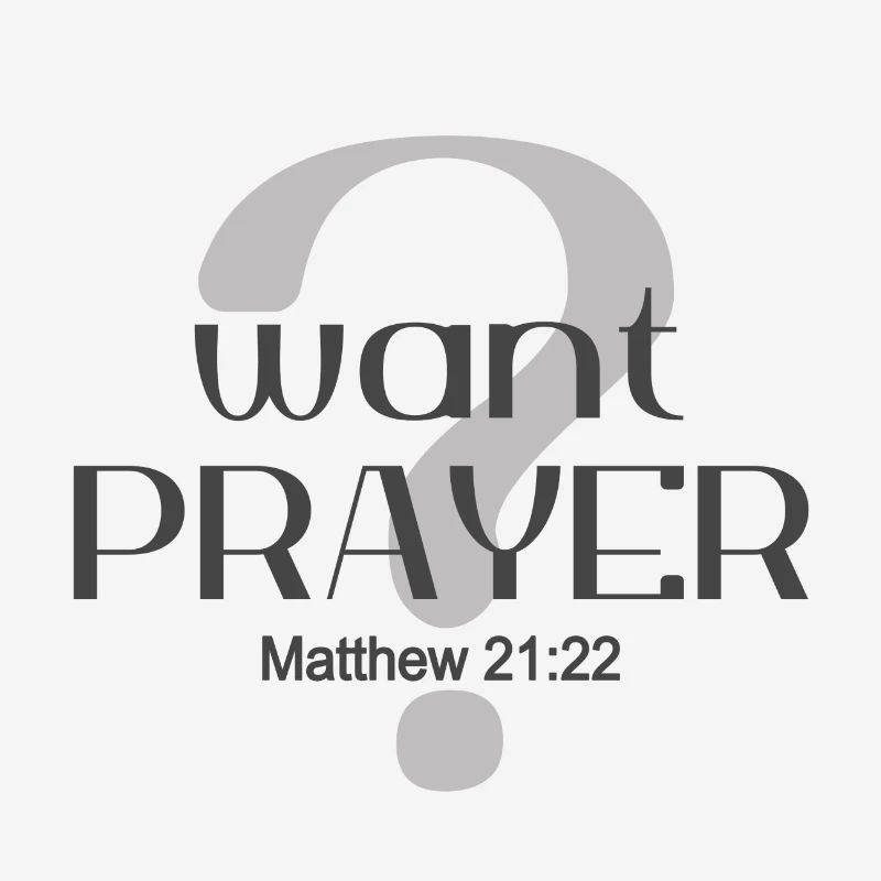 Christian Design Will Prayer Matthäus 21 Vers 22