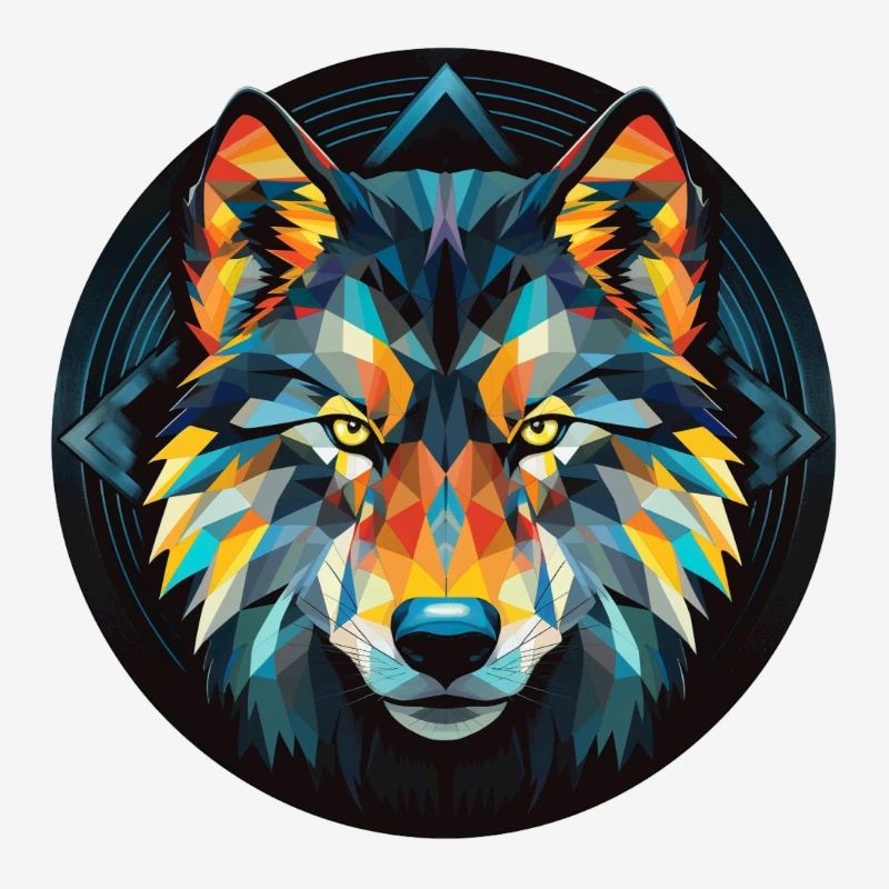 Mystical Wolf Circle