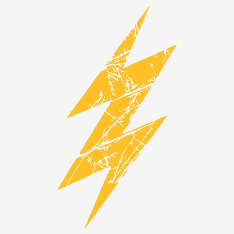 cracks scratch lightning symbol connect connection
