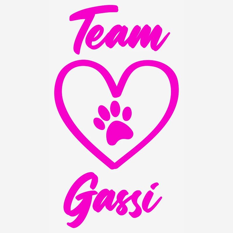 team gassi pfote liebe