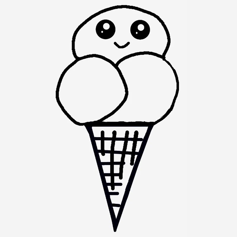 Eis Eiswaffel Eistüte Eiscreme Eiskrem