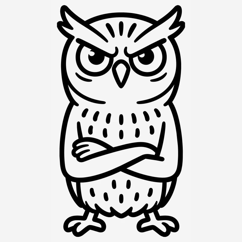 Angry Owl Comic