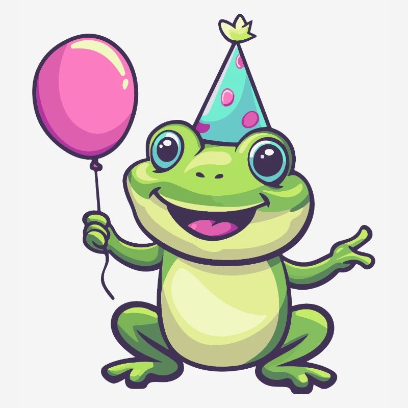 Frog Toad Birthday Baby
