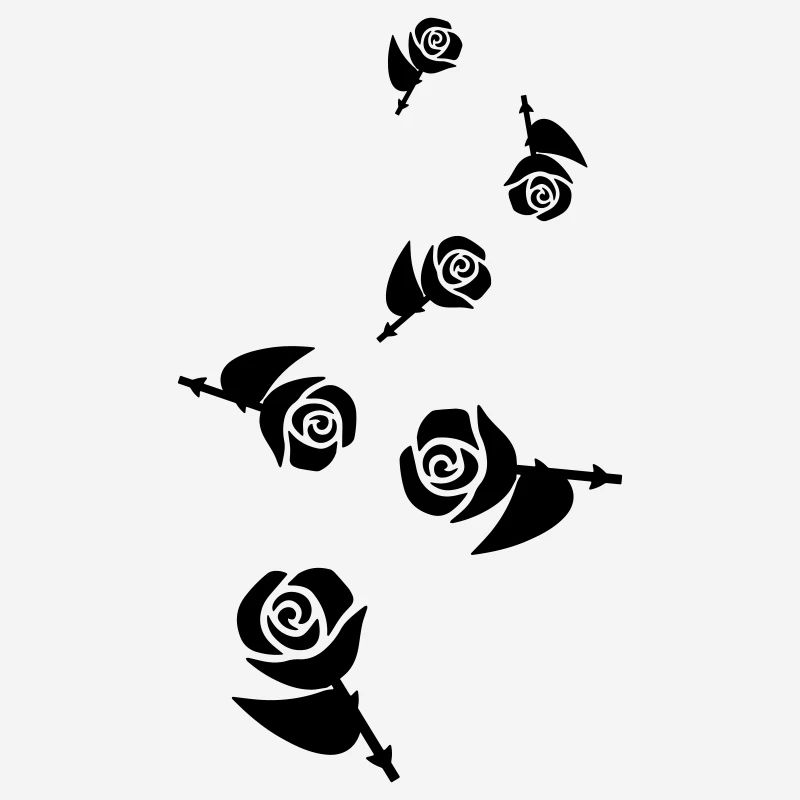 Symbole de l’icône rose