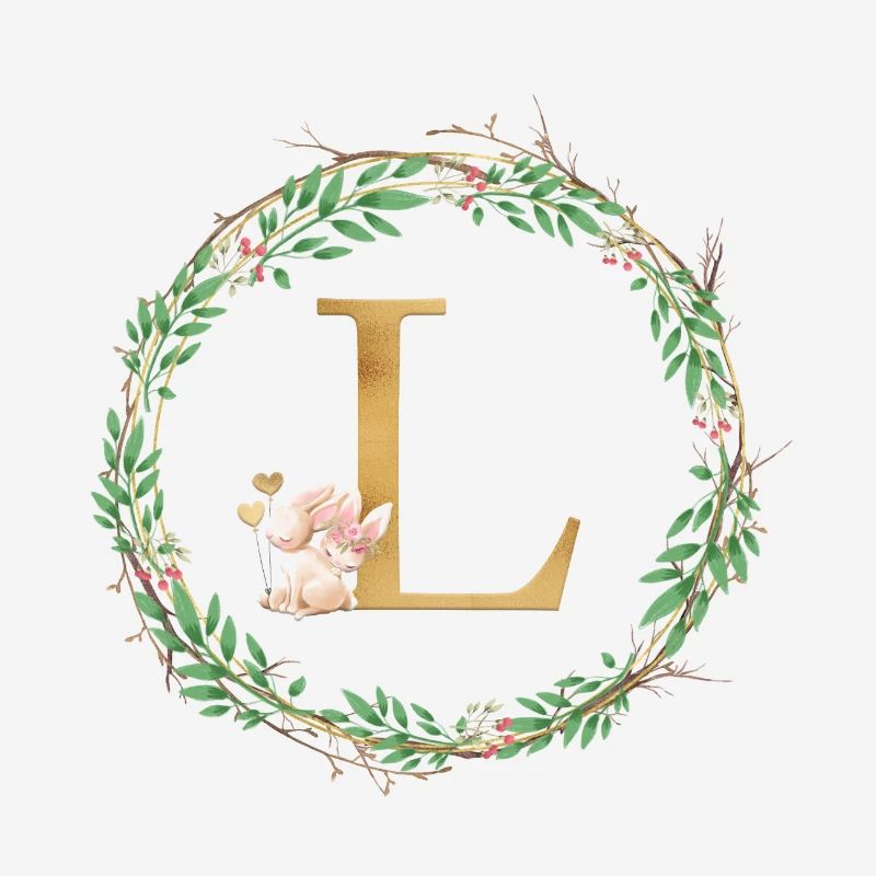 Monogramme personnalisable L
