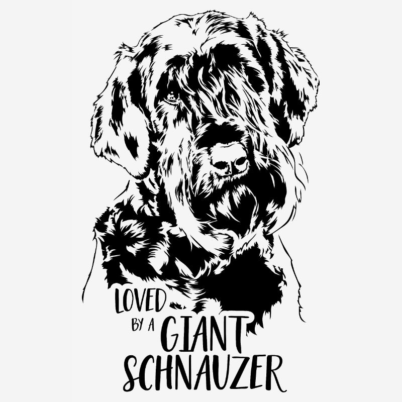 Aimé par un chien Schnauzer géant disant Wilsigns