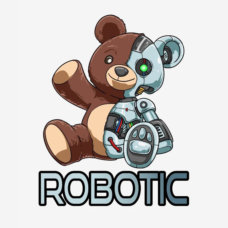 Funny Bear Robot Robotic Cuddle Cyborg