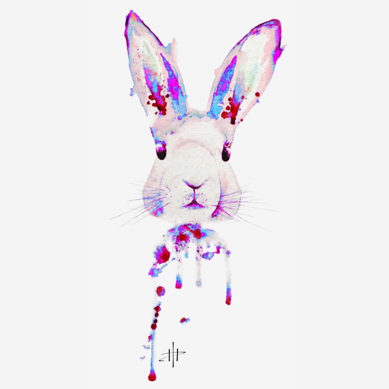 Lapin Néon Violet