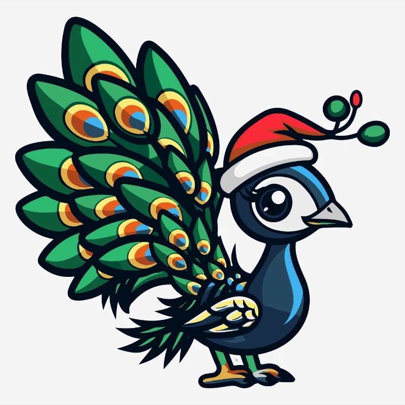 Paon Oiseau Noël