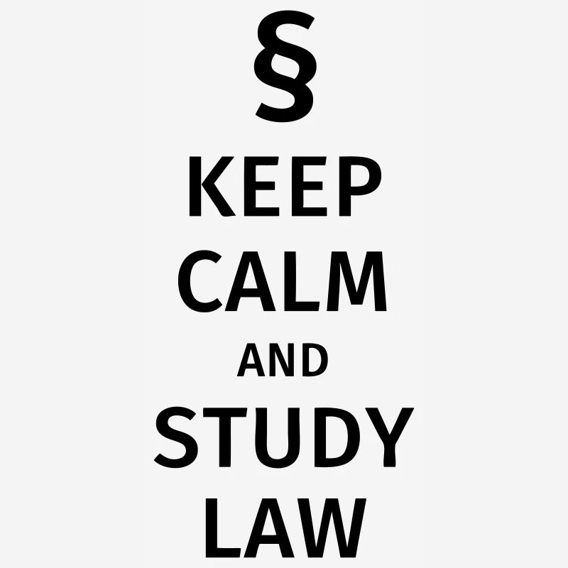 keep calm and study law