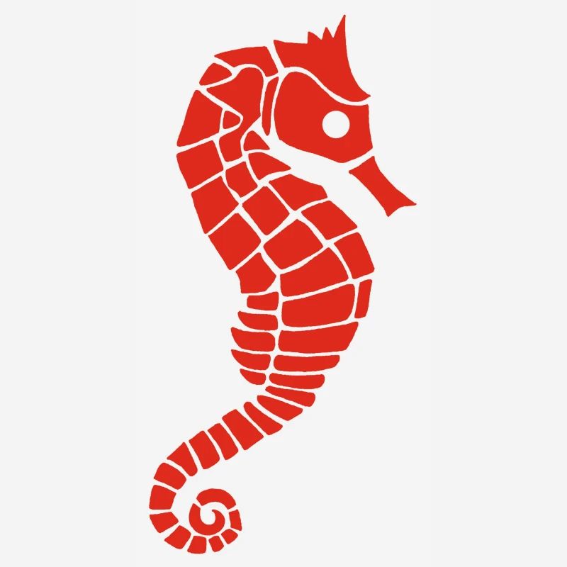 Hippocampe rouge