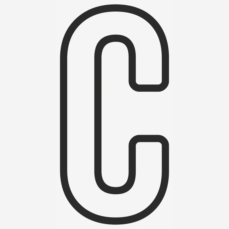 Letter C Typodesign