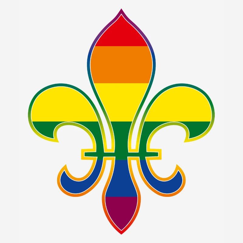 Fleur de Lys/Fleur de Lis Regenbogen