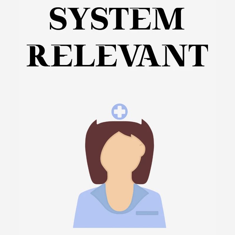 Krankenschwester Systemrelevant Geschenkidee