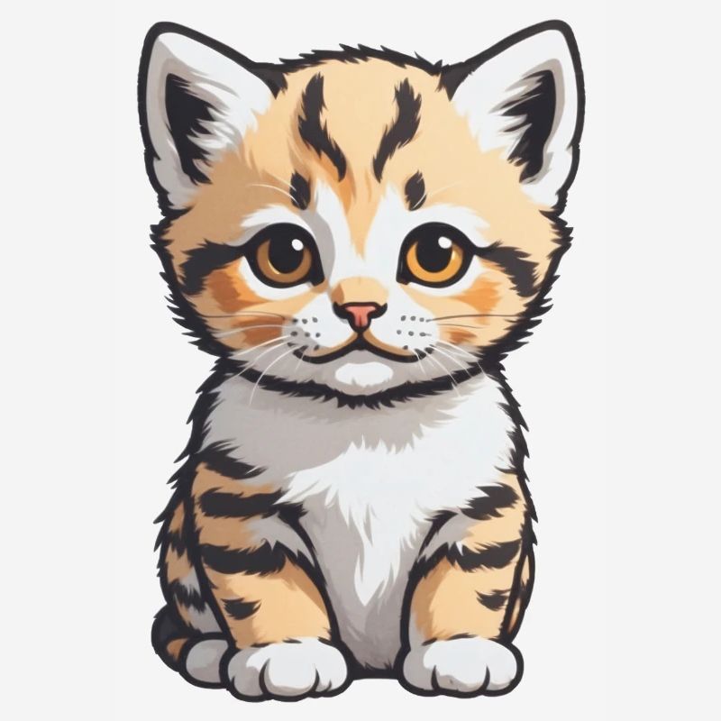 Chat mignon - Conception de chat de compagnie