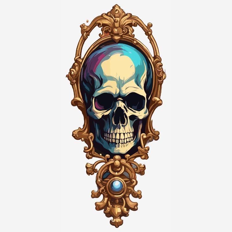 Skull / Skull / Skeleton / Gothic / Tattoo