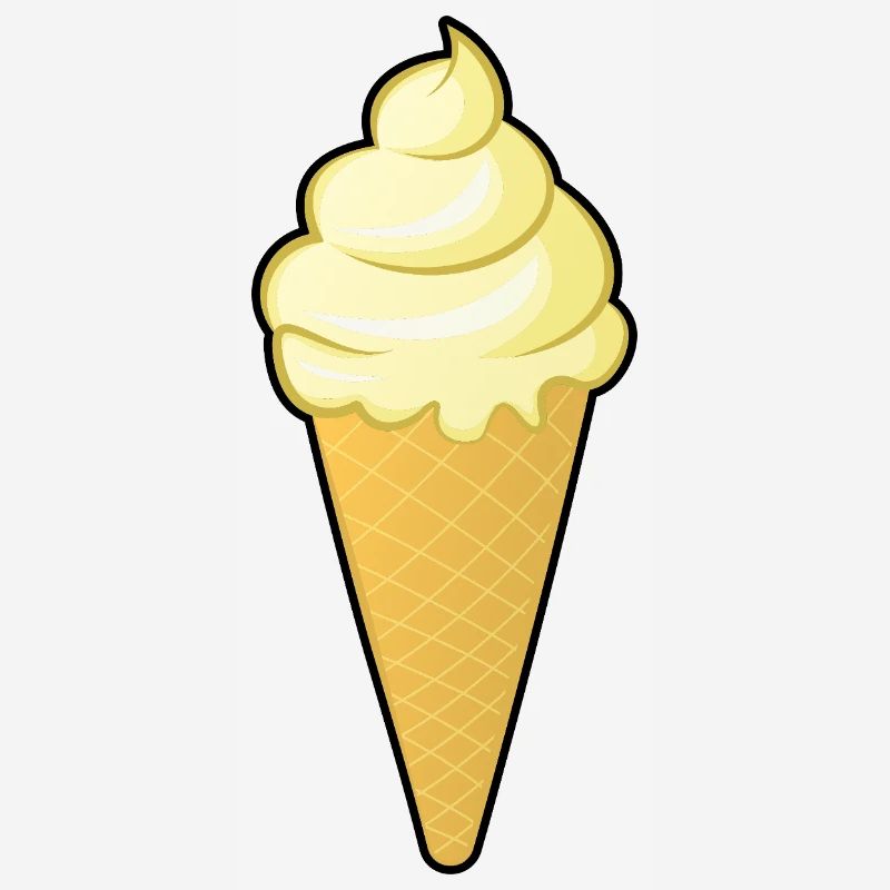 Vanille Eis Kostüme Eiscreme Eistüte Vanilleeis