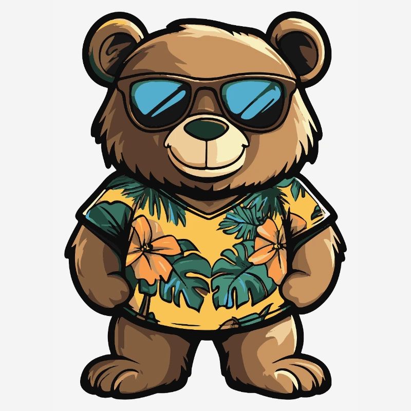 Bear Comic Vacation