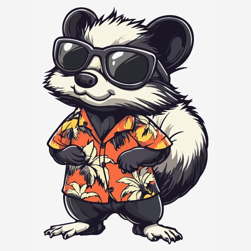 Skunk Comic Holiday