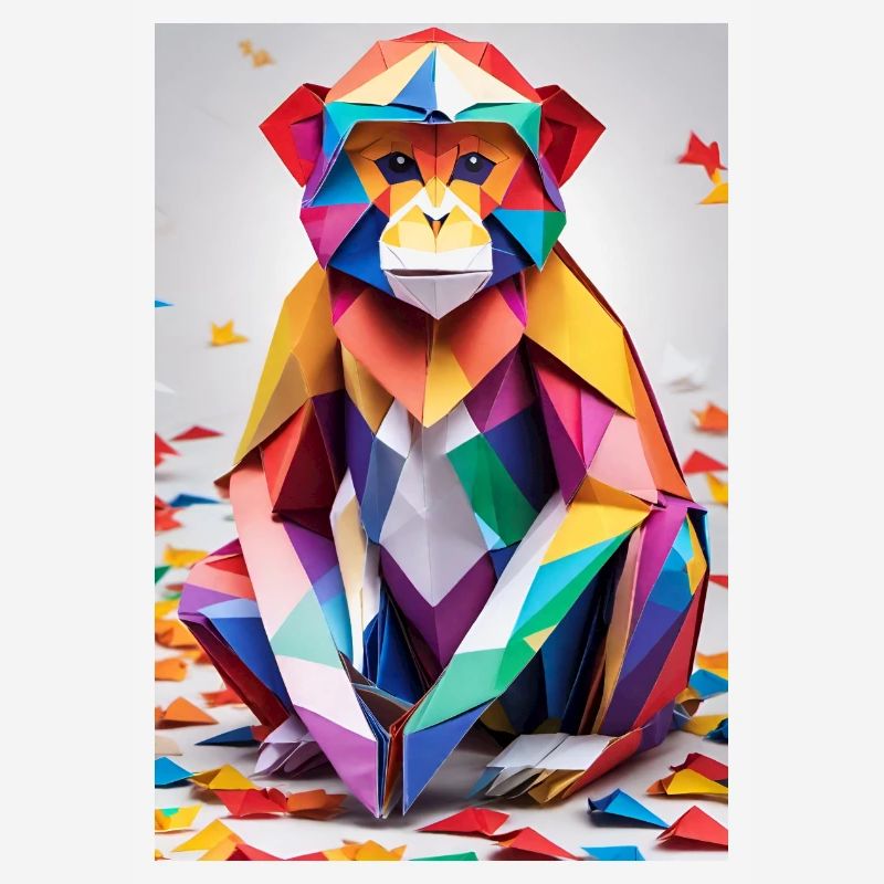 Regenbogen-Affe