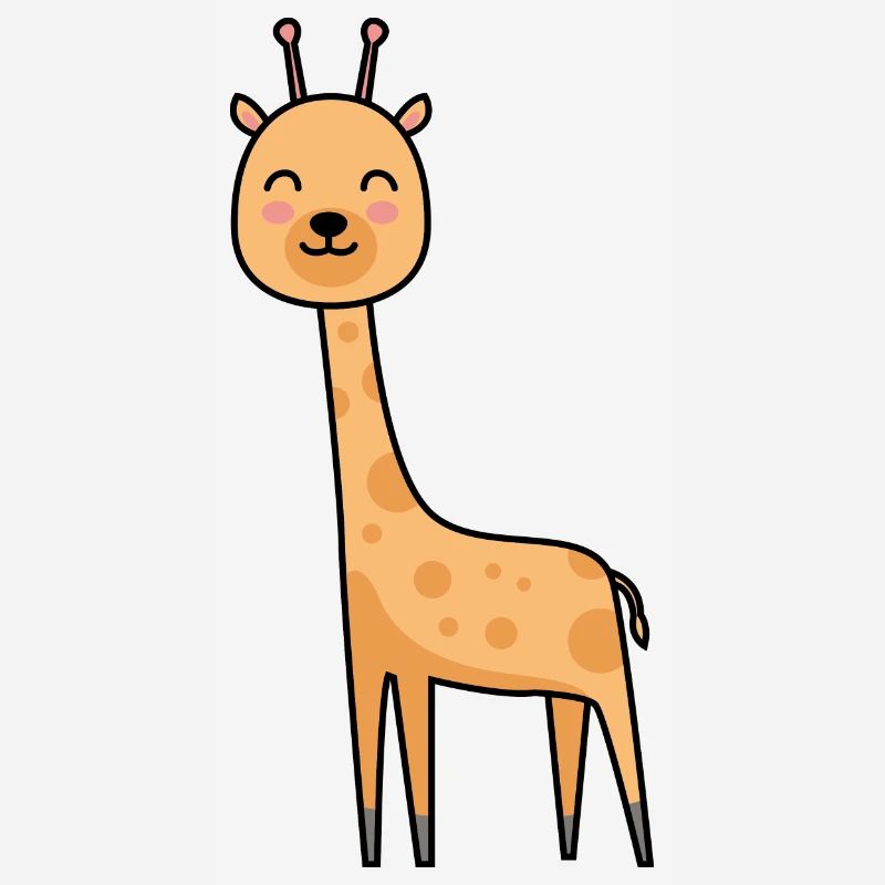 Girafe Comic Animal