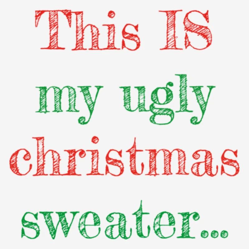 Pull de Noël moche