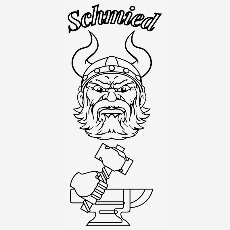 Blacksmith text black