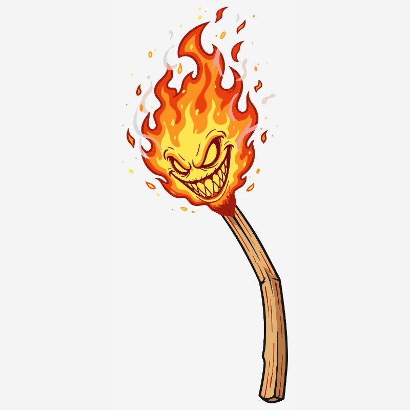 Lodernder Flammenkobold