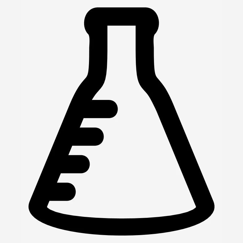 Erlenmeyer-Kolben / Flask (1c)