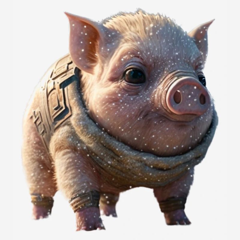 Cochon de l’espace doux