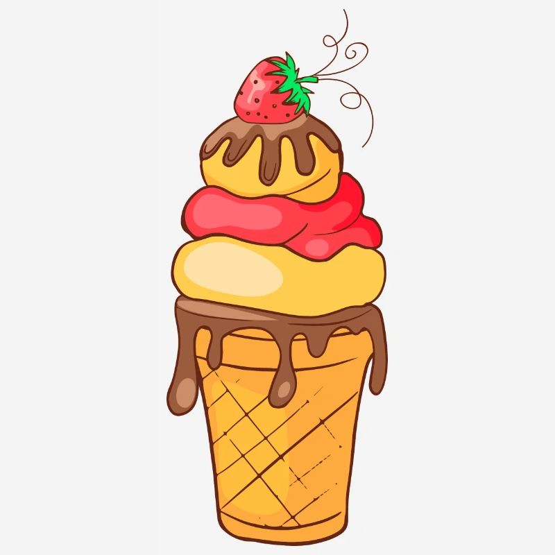 Crème glacée, crème glacée, crème glacée, crème glacée, boule, crème glacée, sundae