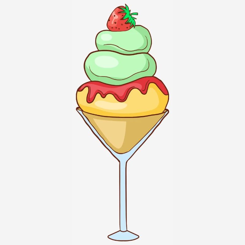 Eis Speiseeis Eiskrem Eiscreme Kugeleis Eisbecher