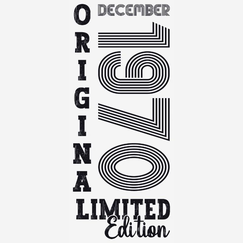 Original Dezember 1970 52. Geburtstag Geschenk