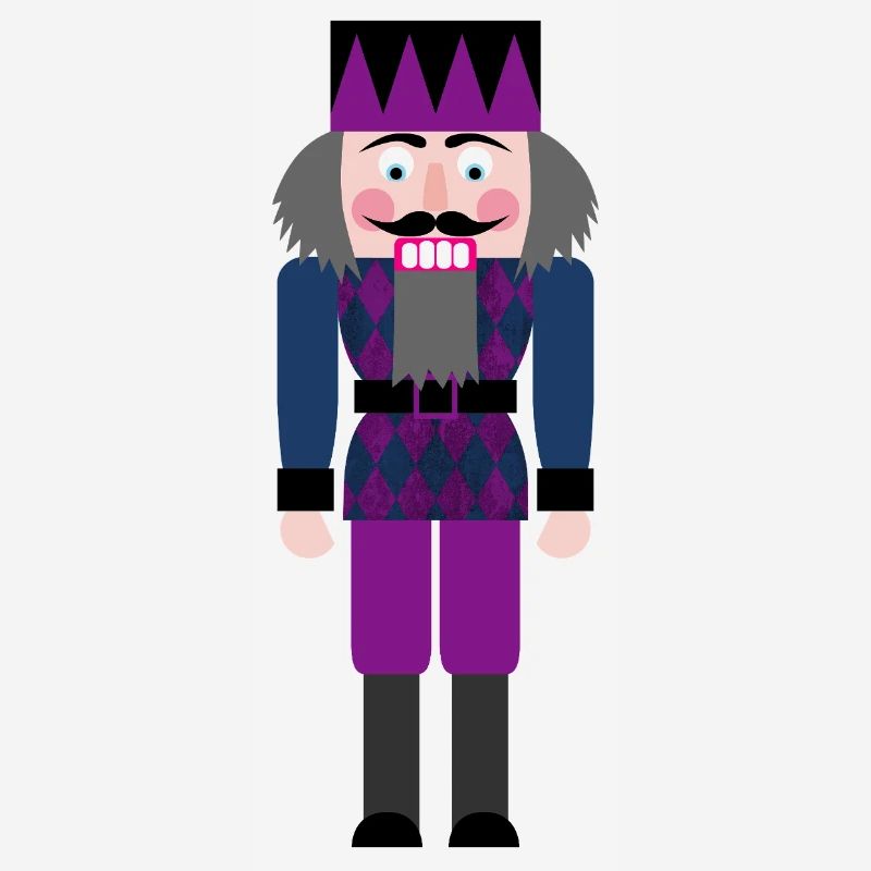 Nutcracker Diamond Rhombs Pattern Christmas Xmas