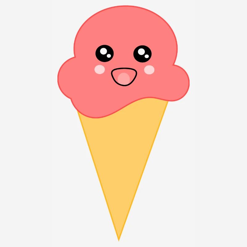 Eis Eiscreme Erdbeereis