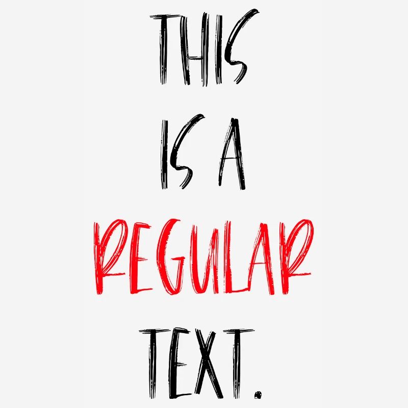 This is a Regular TEXT. funny meme