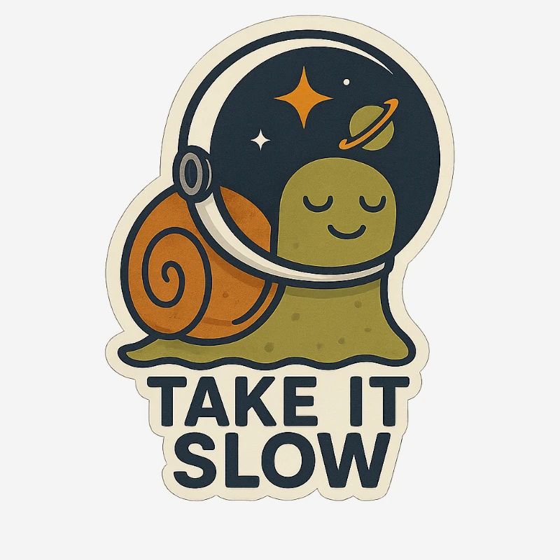 Take it slow - snail's pace in space, so what?