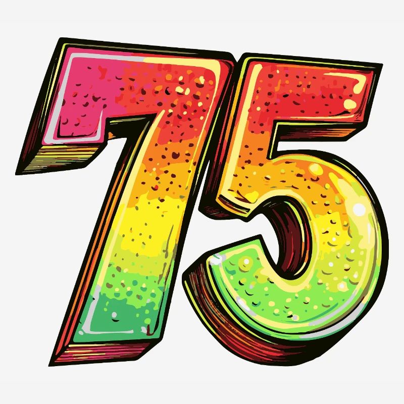 75 Symbole numérique
