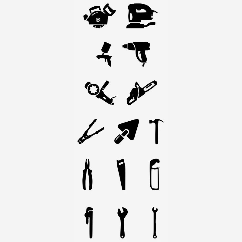 Tools handyman construction site