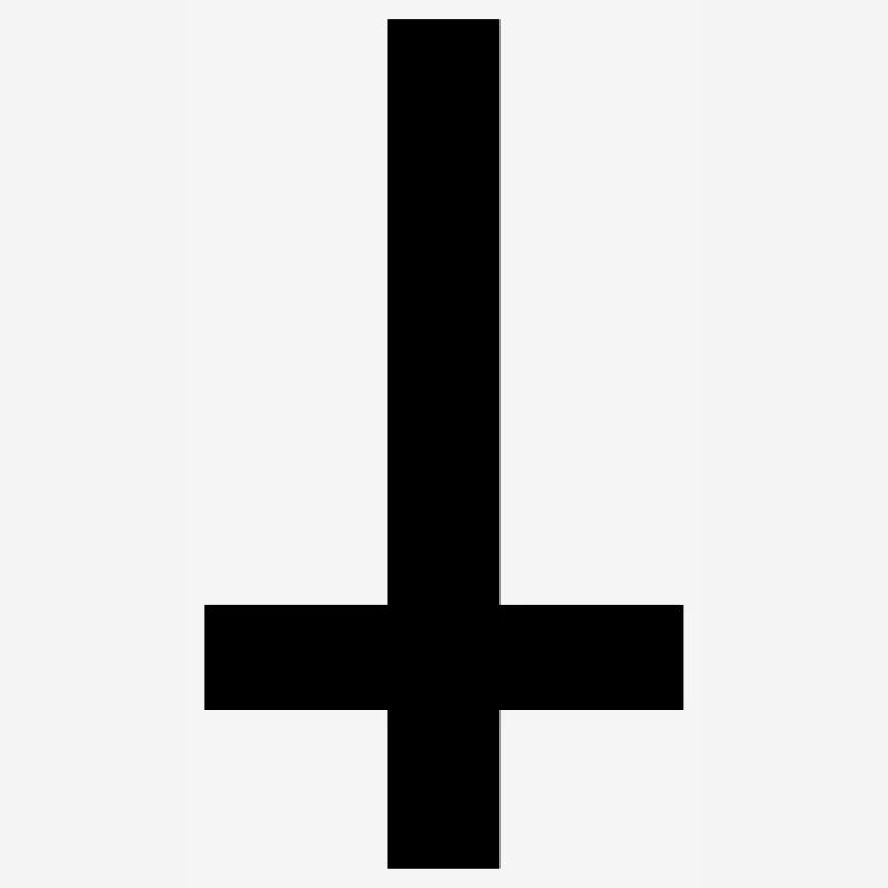 Upside Down Cross 1c