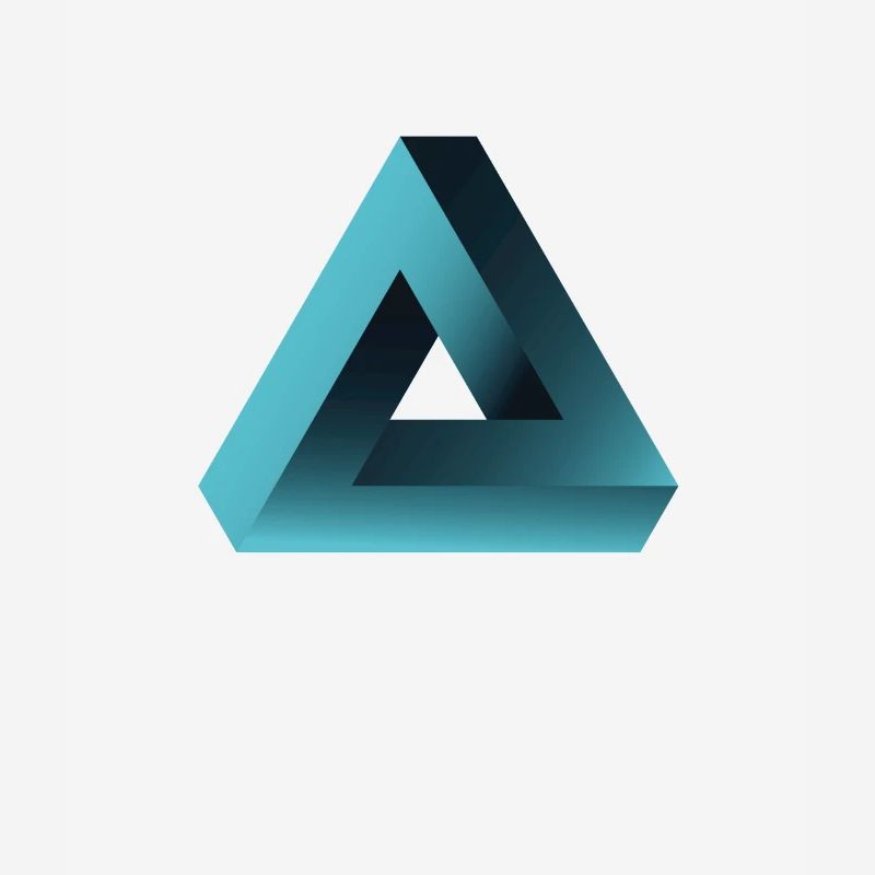 illusion optical illusion triangle nerd geek tri