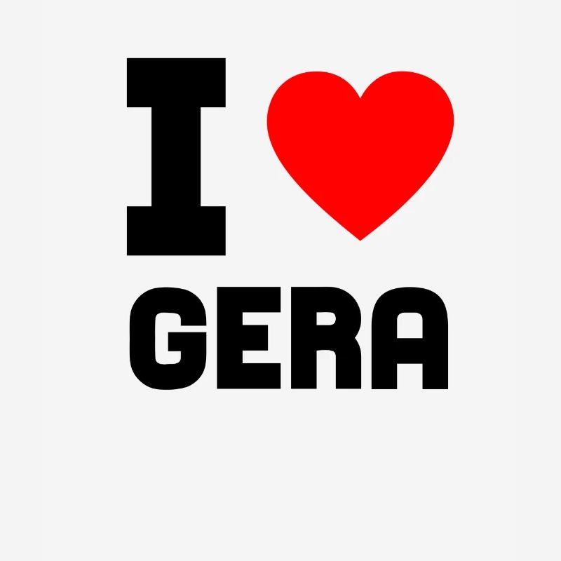 I Love Gera Thuringia Gift idea hometown