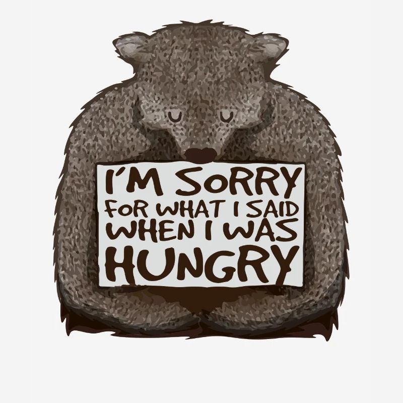 Désolé, j’avais faim.